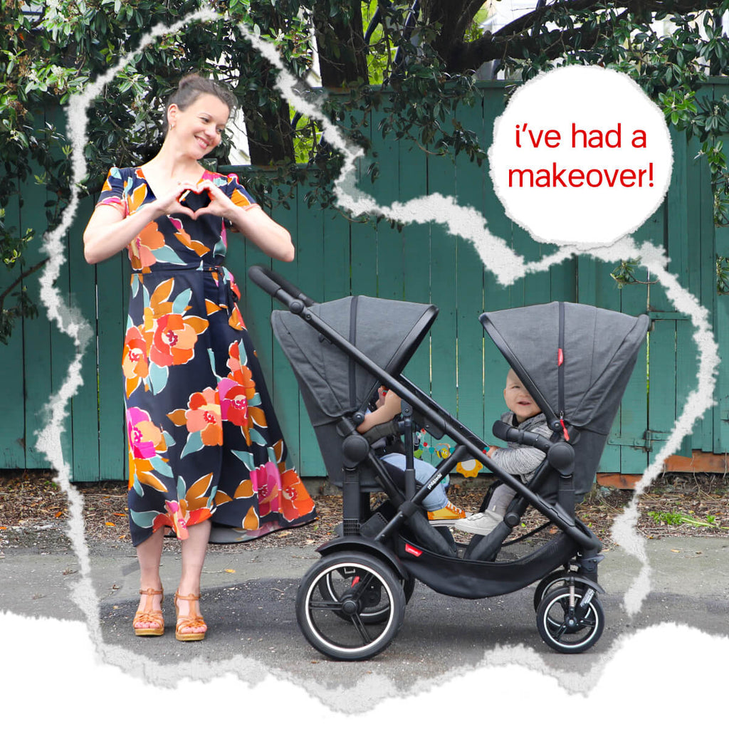 phil and teds promenade double stroller voyager™ & double kit™ buggy bundle
