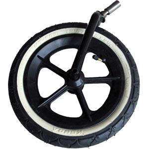 phil&teds 10 inch complete front wheel_black