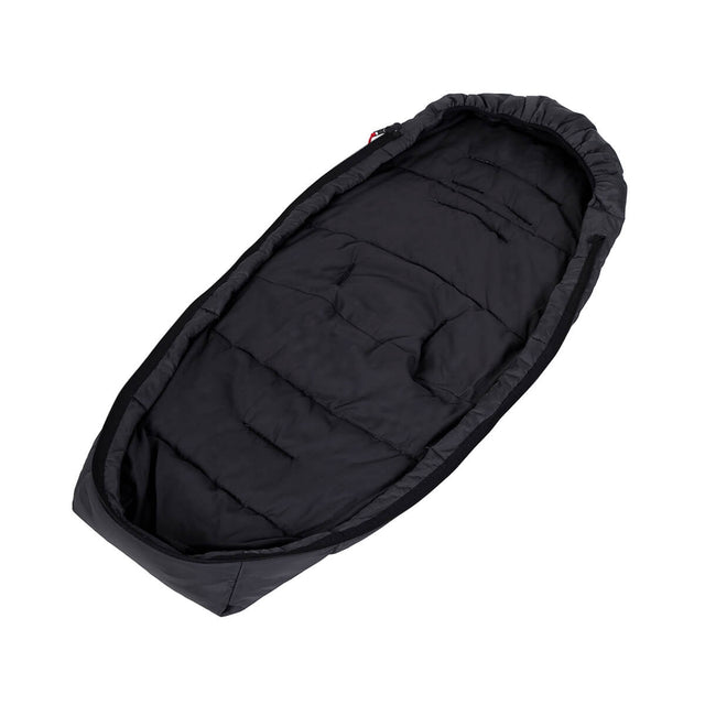 phil&teds snuggle & snooze sleeping bag bottom in charcoal 3/4 view_charcoal