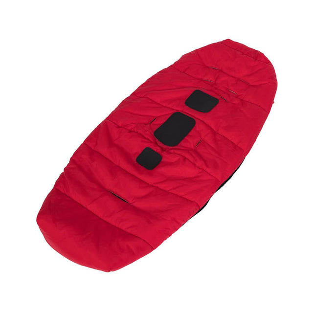 phil&teds snuggle & snooze sleeping bag bottom in red 3/4 view_red