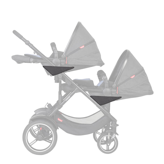 phil and ted dot double stroller voyager™ & double kit™ buggy bundle