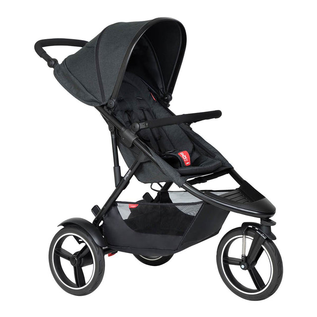 phil&teds dash inline buggy in black colour