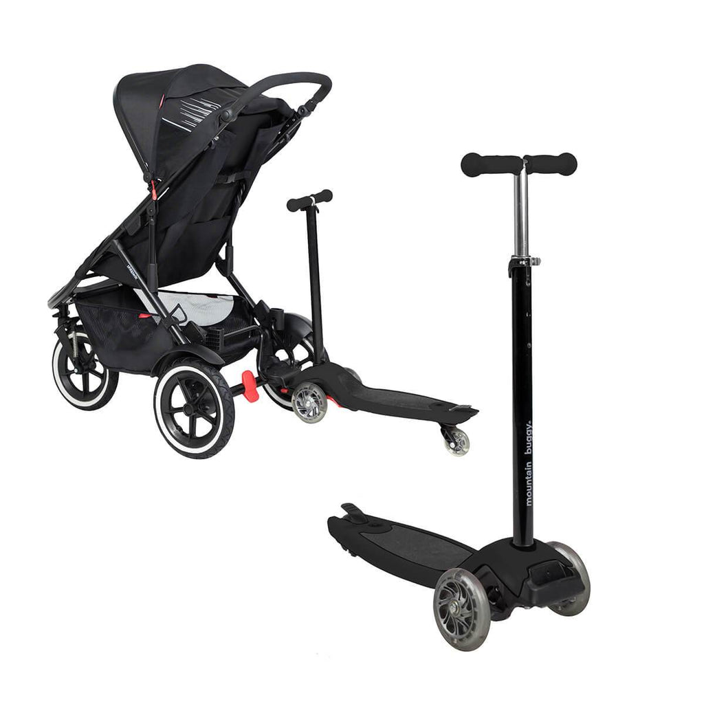 jogging stroller with standing board freerider stroller board | adapt