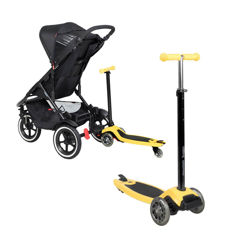 jogging stroller with standing board freerider stroller board | adapt