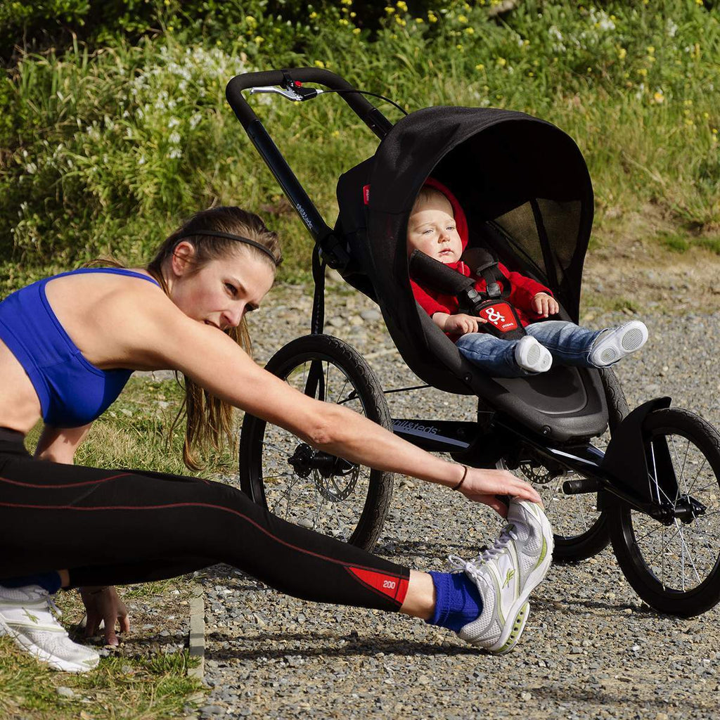 phil & teds jogging stroller sub4™ running buggy | push