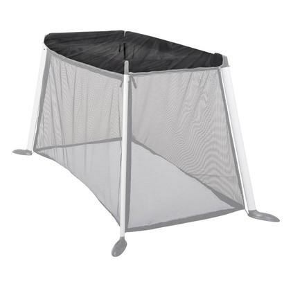 phil&teds traveller portable travel baby cot mesh sun cover on gosted traveller 3qtr view_default