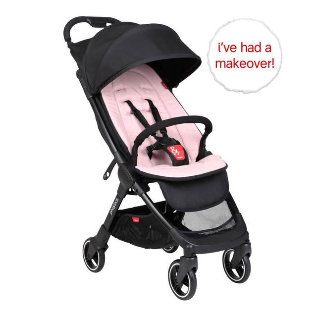 go™ 2020+ compact umbrella stroller with blush pink colour liner