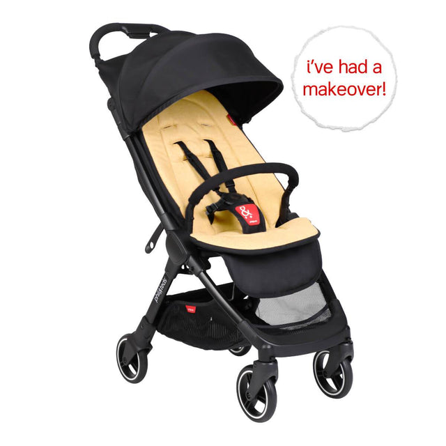go™ 2020+ compact umbrella stroller with butterscotch yellow colour liner