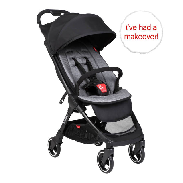 go™ 2020+ compact umbrella stroller with charcoal grey colour liner