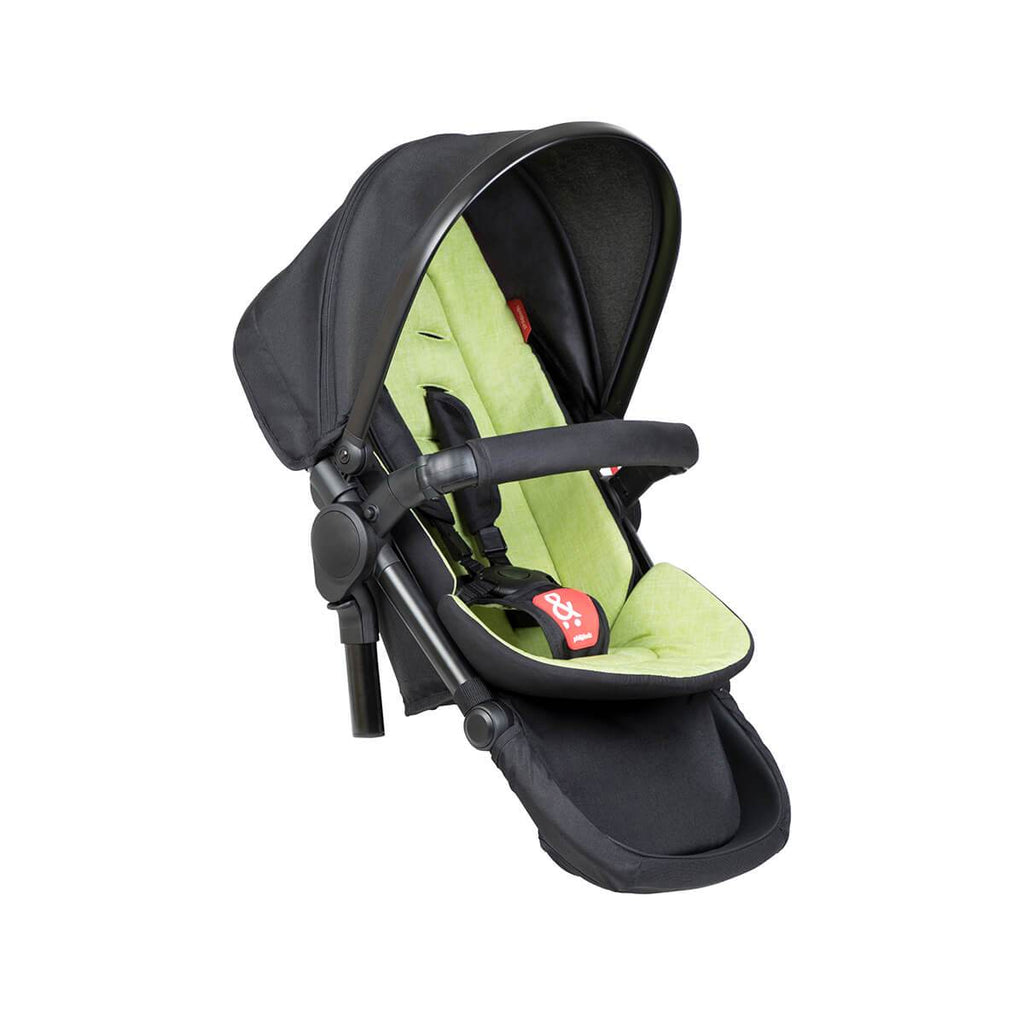 phil and ted double stroller green sport™ double kit™ seat for 1 or 2 kids inline®! | adapt