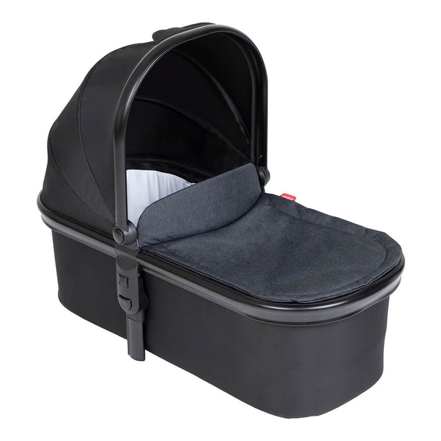 phil&teds snug carrycot with black lid 3/4 view_black