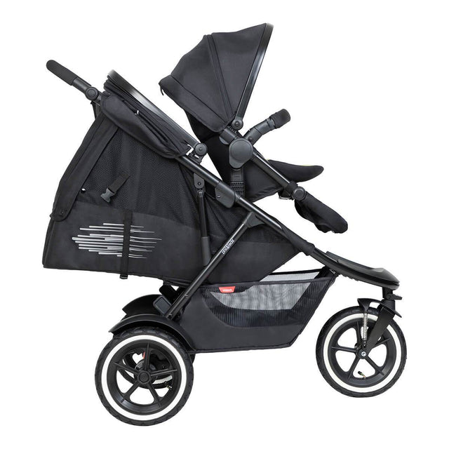 phil and teds side by side double stroller igloo inline® storage