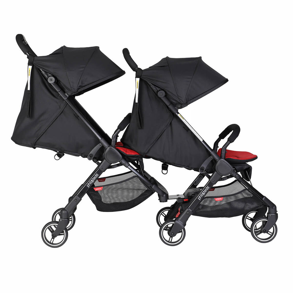 phil & ted e3 double stroller go™ & double kit™ buggy bundle