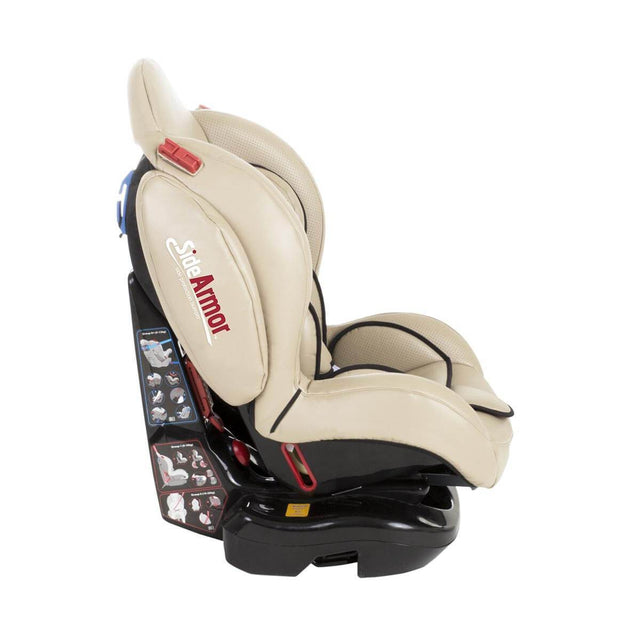 phil&teds evolution car seat in sand side view_sand
